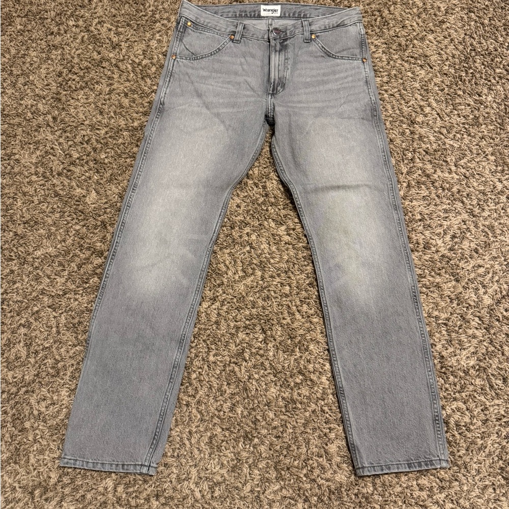Wrangler Men's Slim Fit Gray Jeans